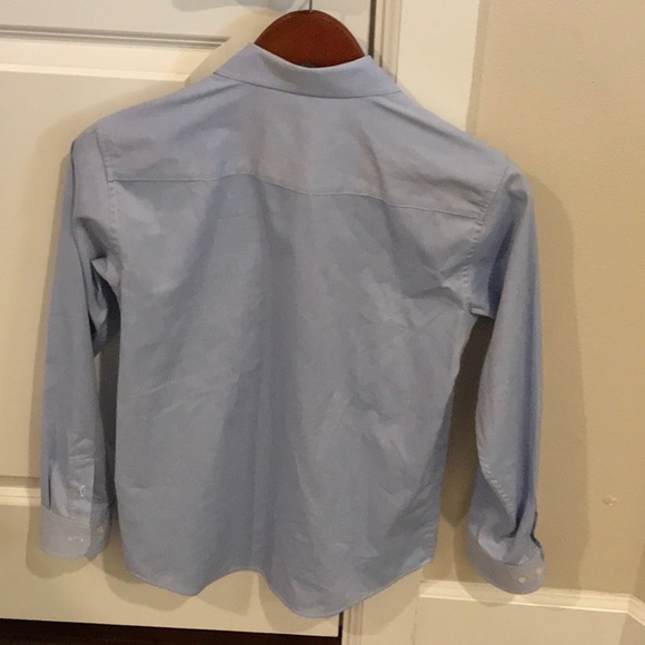 Boys Tommy Blue Dress Shirt - Picture 5 of 8